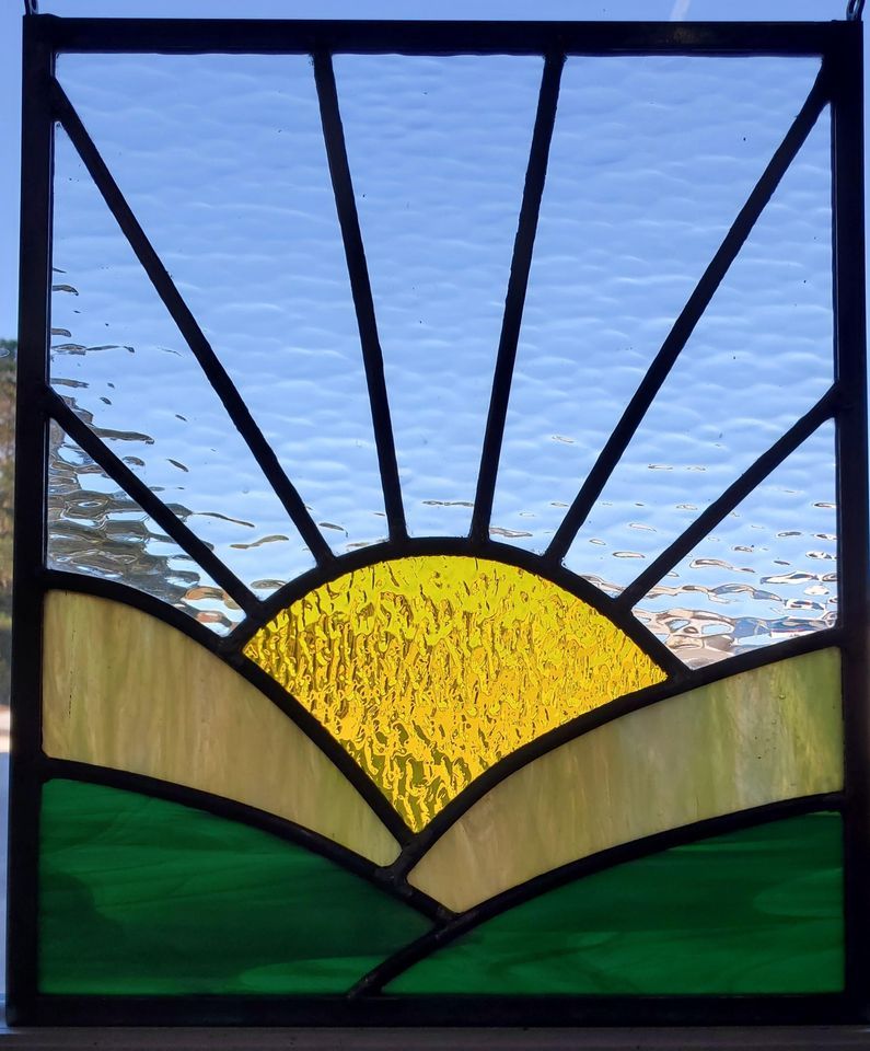 01102024 to 01122023 Beginner Lead Stained Glass Class Sunrise