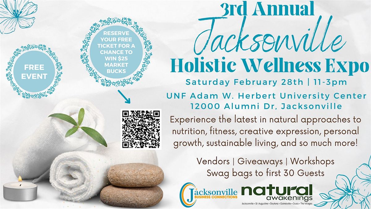 3rd Annual Jacksonville Holistic Wellness Expo, 28 February | Event in Jacksonville | AllEvents