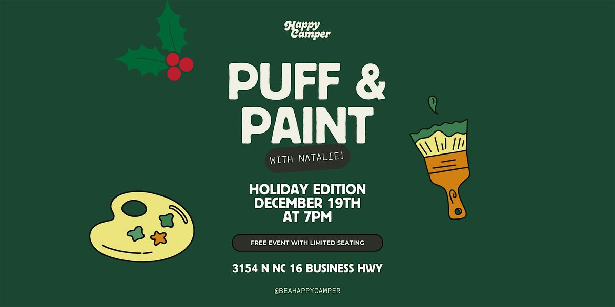 Puff & Paint at The Happy Camper, 19 December | Event in Denver | AllEvents