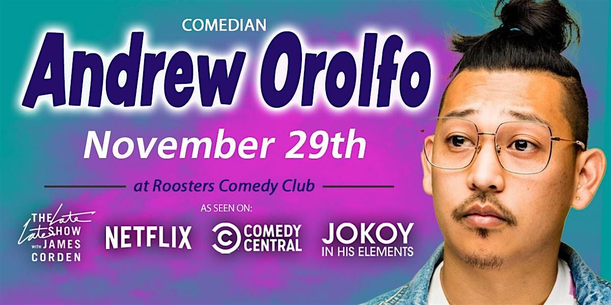 Comedian Andrew Orolfo, 29 November | Event in Sunnyvale | AllEvents