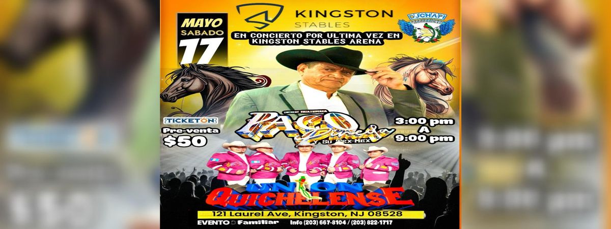 PACO PINEDA Y UNION QUICHELLENSE , 17 May | Event in Kingston | AllEvents