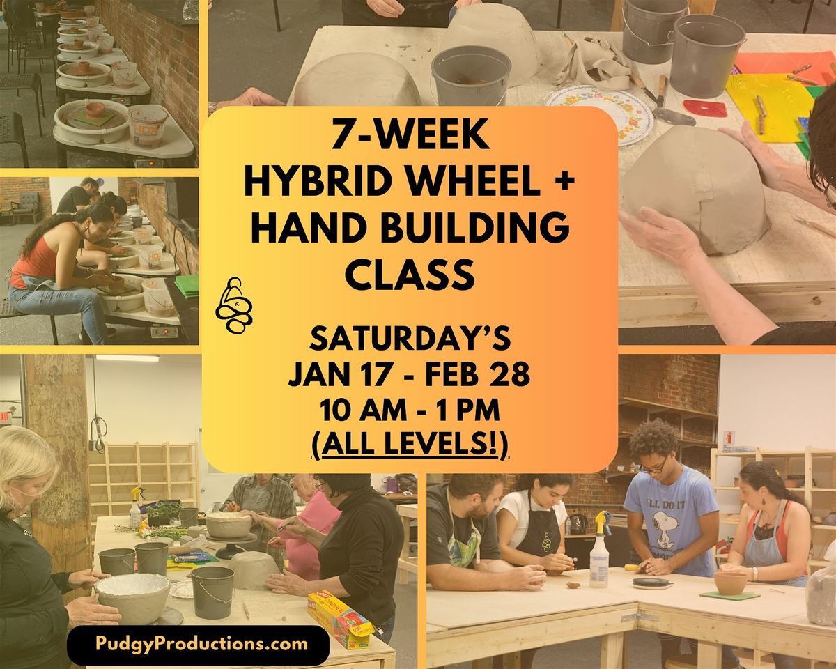 7-Week Wheel Throwing + Hand-Building Clay Class Jan 17th - Feb 28th, 17 January | Event in Peabody | AllEvents