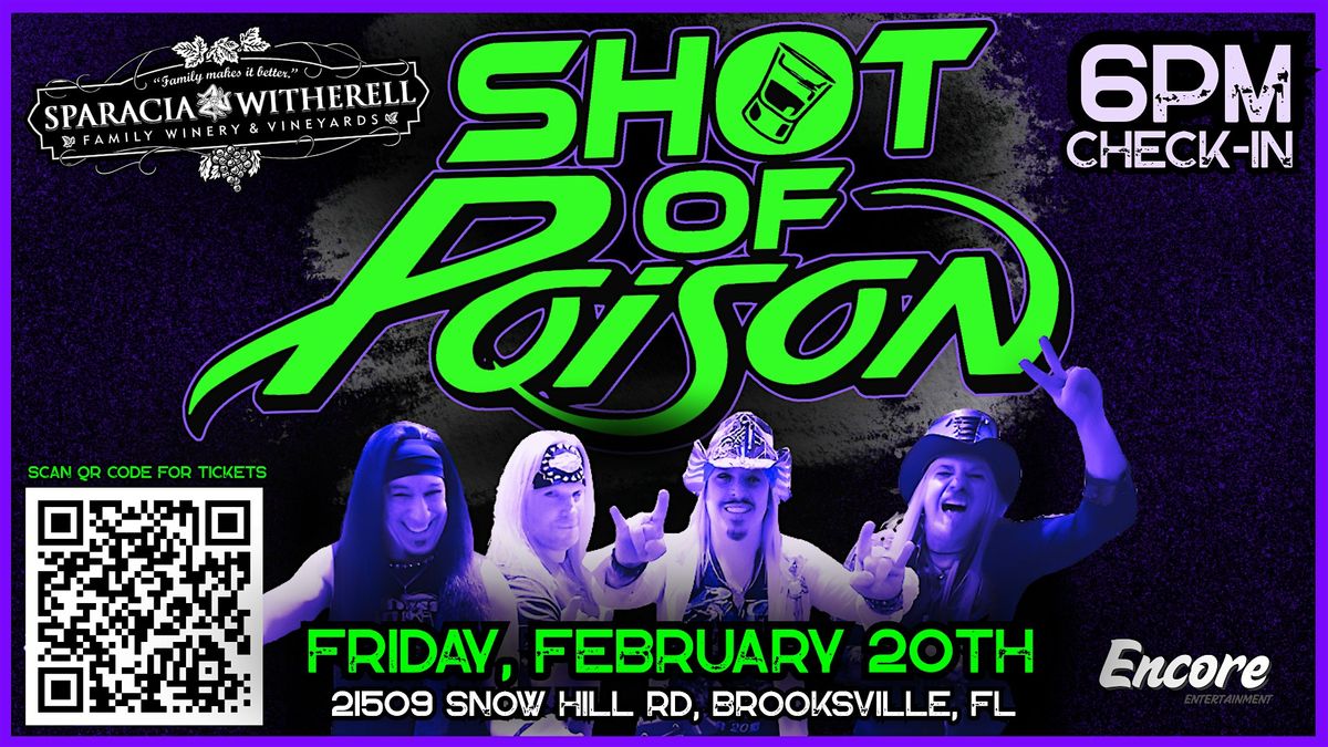 Ultimate Poison Tribute - “Shot Of Poison”