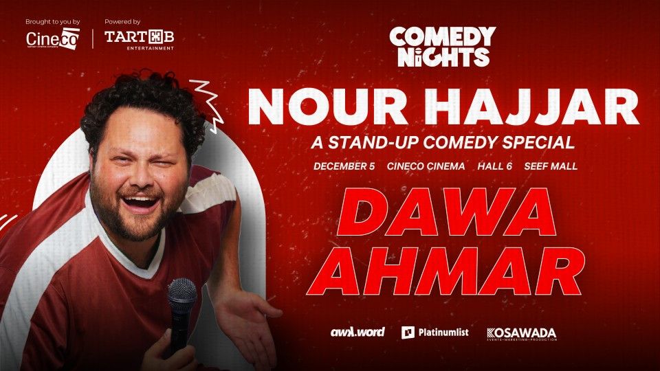 Comedy Nights presenting Nour Hajar, 5 December | Event in Manama | AllEvents