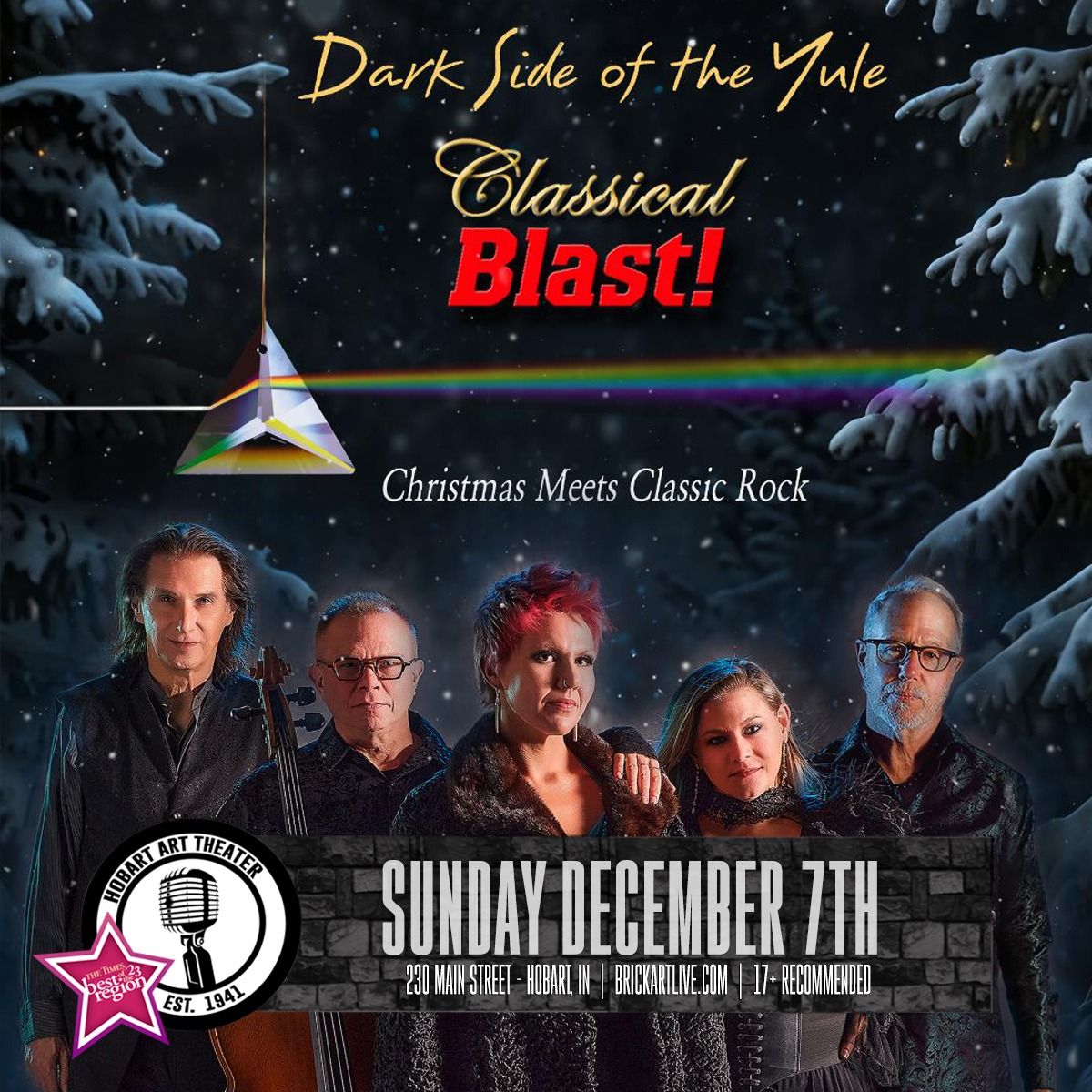 Classical Blast: Dark Side of the Yule, 13 December | Event in Berwyn | AllEvents