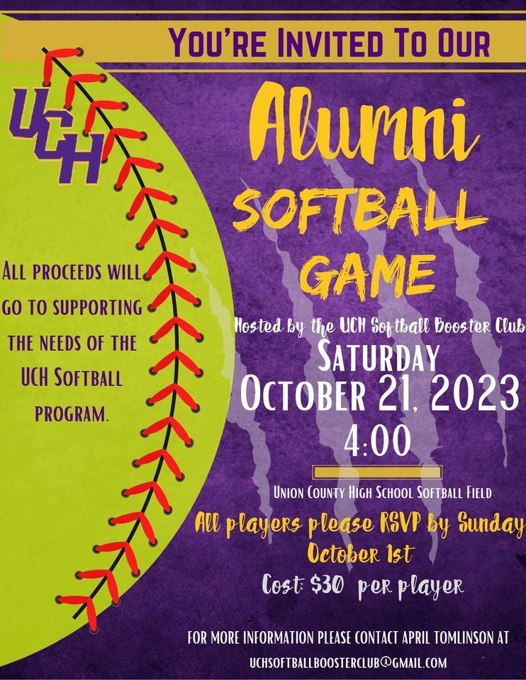 UCH Alumni Softball Game, 300 SE 6th St, Lake Butler, FL 320542628