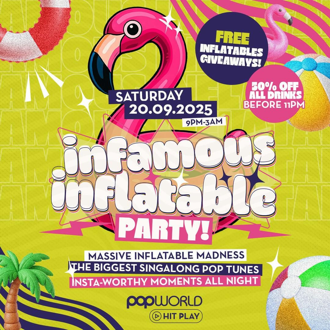 Infamous Inflatable Party, 20 September | Event in Southampton | AllEvents