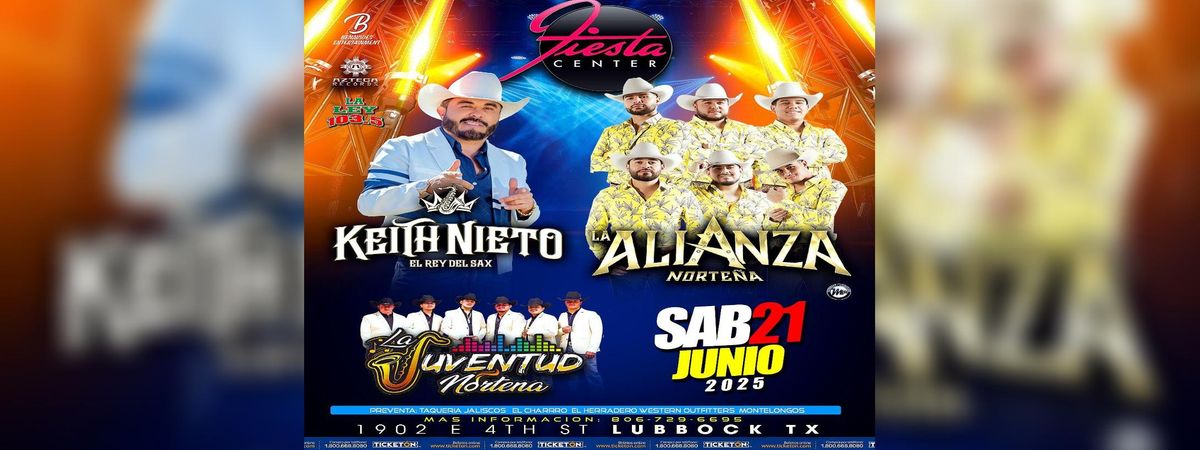 KEITH NIETO, LA ALIANZA NORTENA & MAS, 21 June | Event in Lubbock | AllEvents