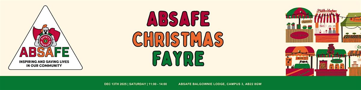 Absafe Christmas Fayre 2025 – Festive Fundraiser., 13 December | Event in Bridge of Don | AllEvents
