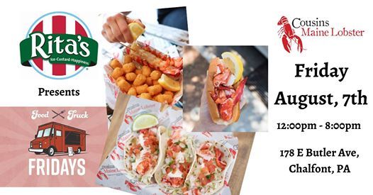 Cousins Maine Lobster At Chalfont Ritas 178 E Butler Ave Chalfont Pa 18914 3002 United States August 7 2020 Allevents In