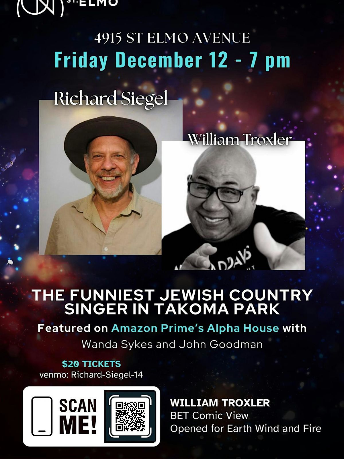 A Comedy Evening with Richard Siegel, 12 December | Event in Bethesda | AllEvents