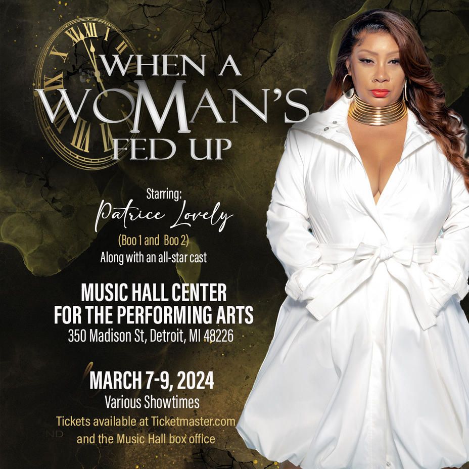 When A Womans Fed Up at BJCC Concert Hall, 1 June | Event in Birmingham | AllEvents