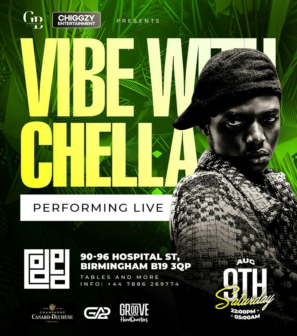 VIBE WITH CHELLA PERFORMING LIVE, 9 August | Event in Birmingham | AllEvents