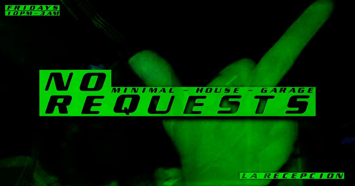 ❌ NO REQUESTS @ LA RECEPCIÒN // MINIMAL x HOUSE x GARAGE ❌ FRIDAY LOOSEDAYS FRESHERS TOUR EVENT 8 | NEWCASTLE FRESHERS WEEK, 19 September