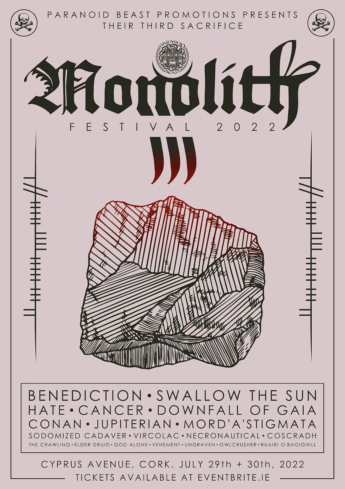 Monolith 2022 Cyprus Avenue Cork July 29 To July 31 Allevents In Cork Shucking Festival 2022