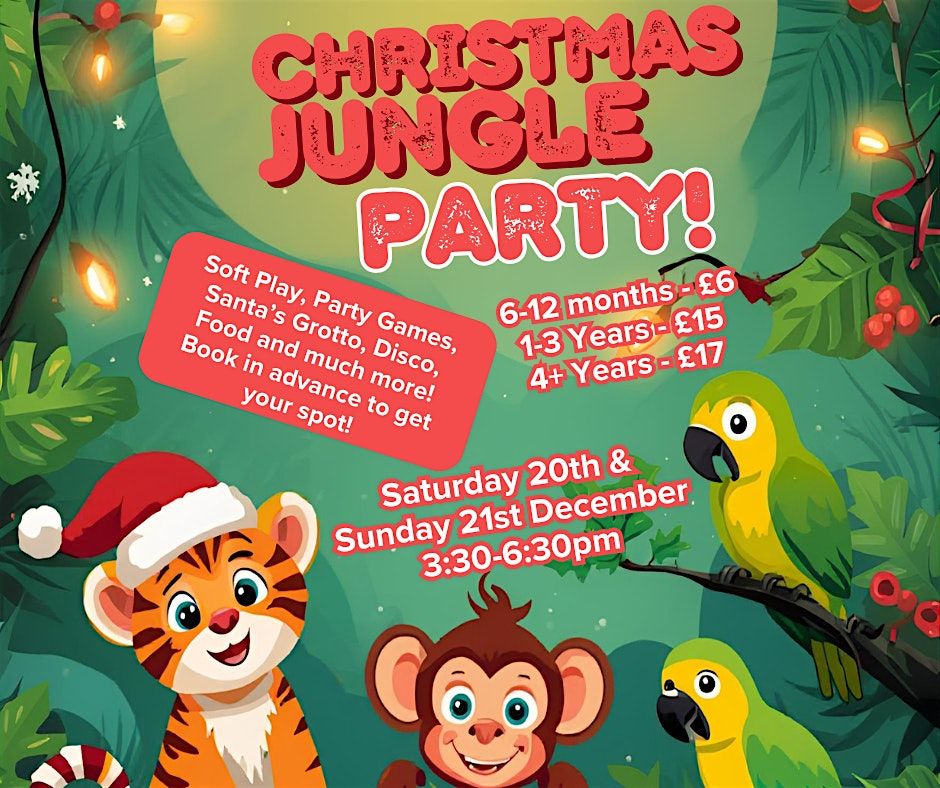 Copy of Wild Adventure Christmas Jungle Party, 21 December | Event in Glasgow | AllEvents
