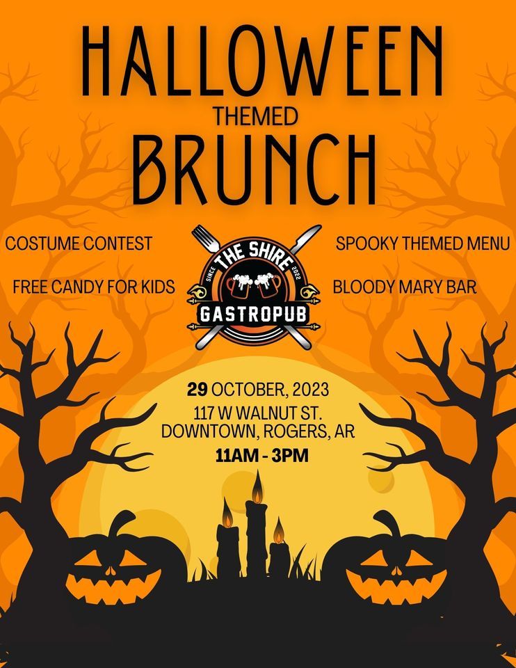 Halloween Themed Sunday Brunch The Shire, The Shire GastroPub, Rogers