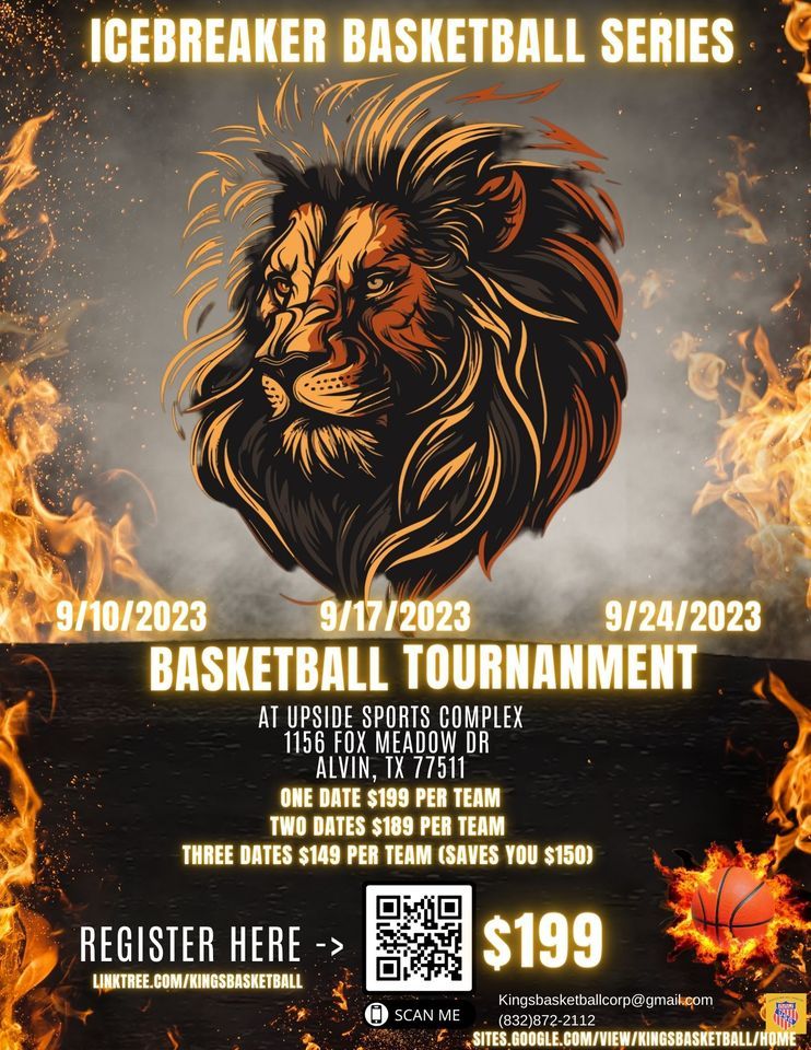 Ice Breaker Tournament Series , Upside SportsPlex, Alvin, September 10