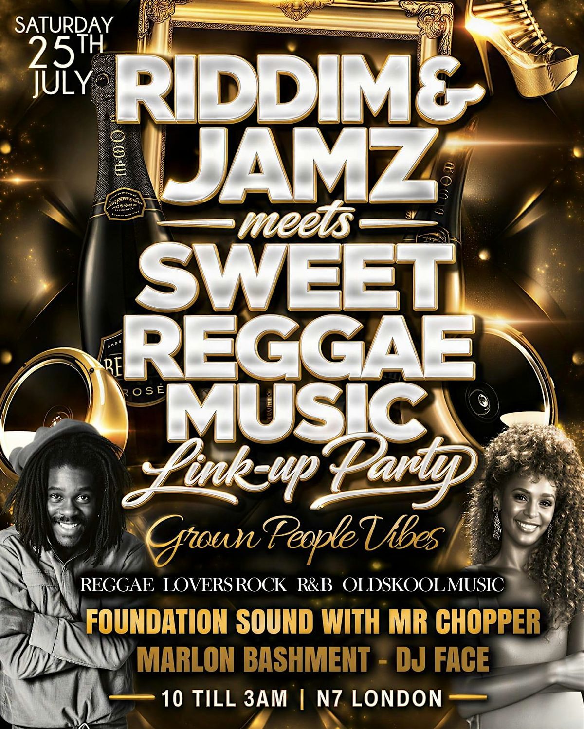 RIDDIM & JAMZ x SWEET REGGAE MUSIC - Link Up Party! – Things to Do
