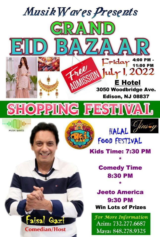 Grand Eid Bazaar, 3050 Woodbridge Ave, Edison, NJ 088373443, United