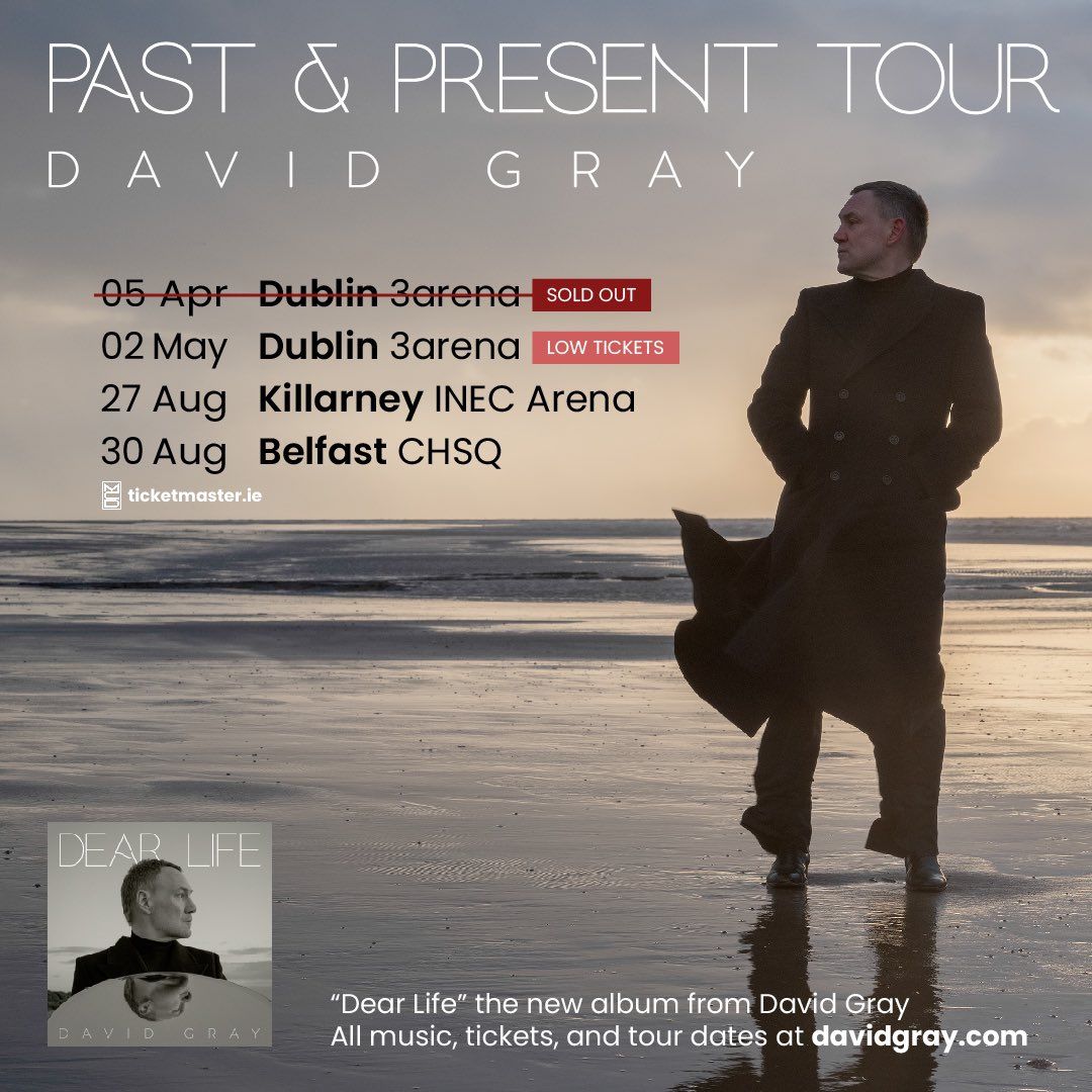 David Gray Belfast Tickets, 30 August | Event in Belfast | AllEvents