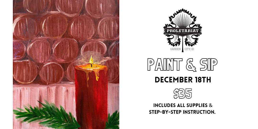 Paint and Sip at Proletariat Wine Company in Garden City, ID, 18 December | Event in Garden City | AllEvents
