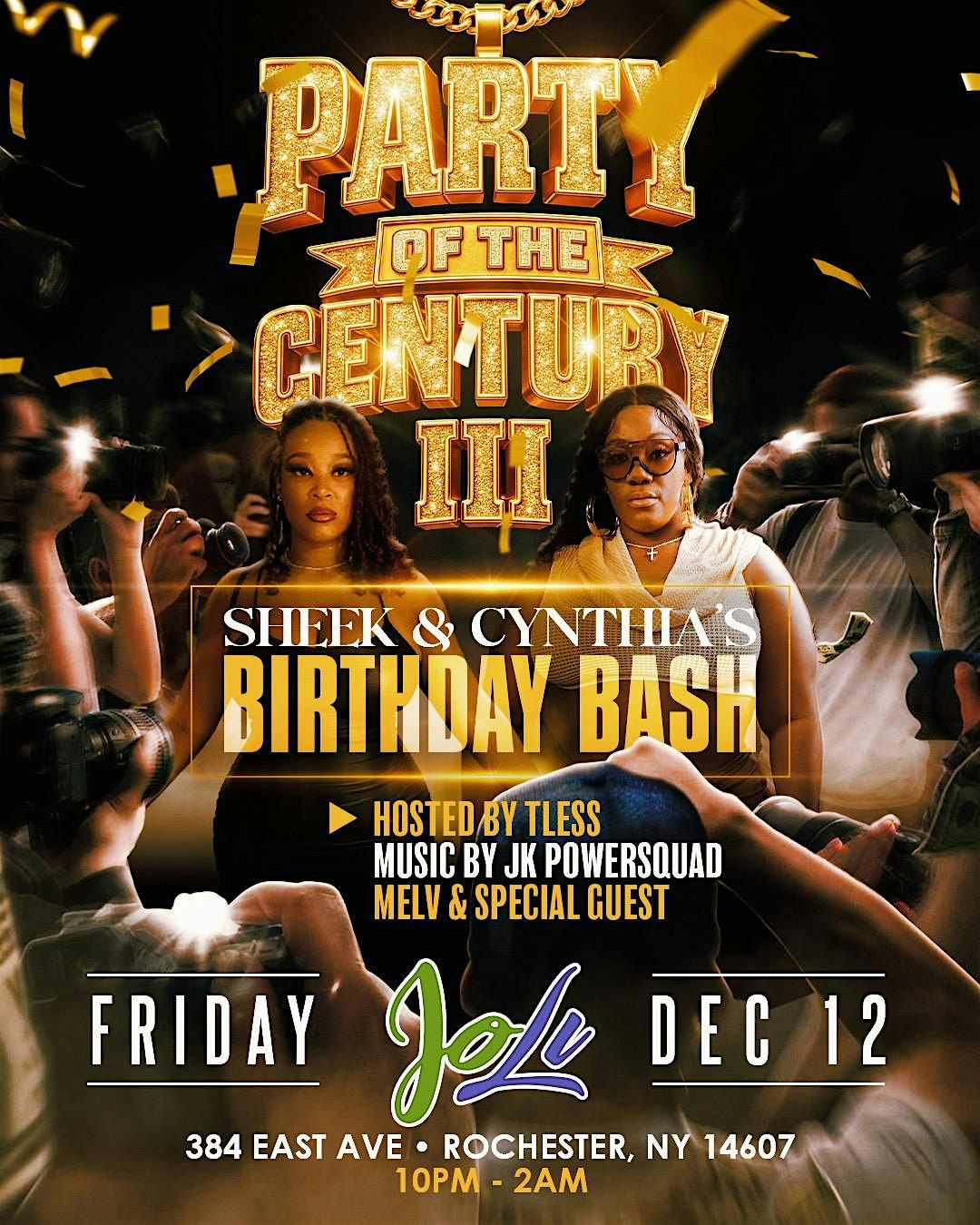 PARTY OF THE CENTURY PART 3, 12 December | Event in Rochester | AllEvents