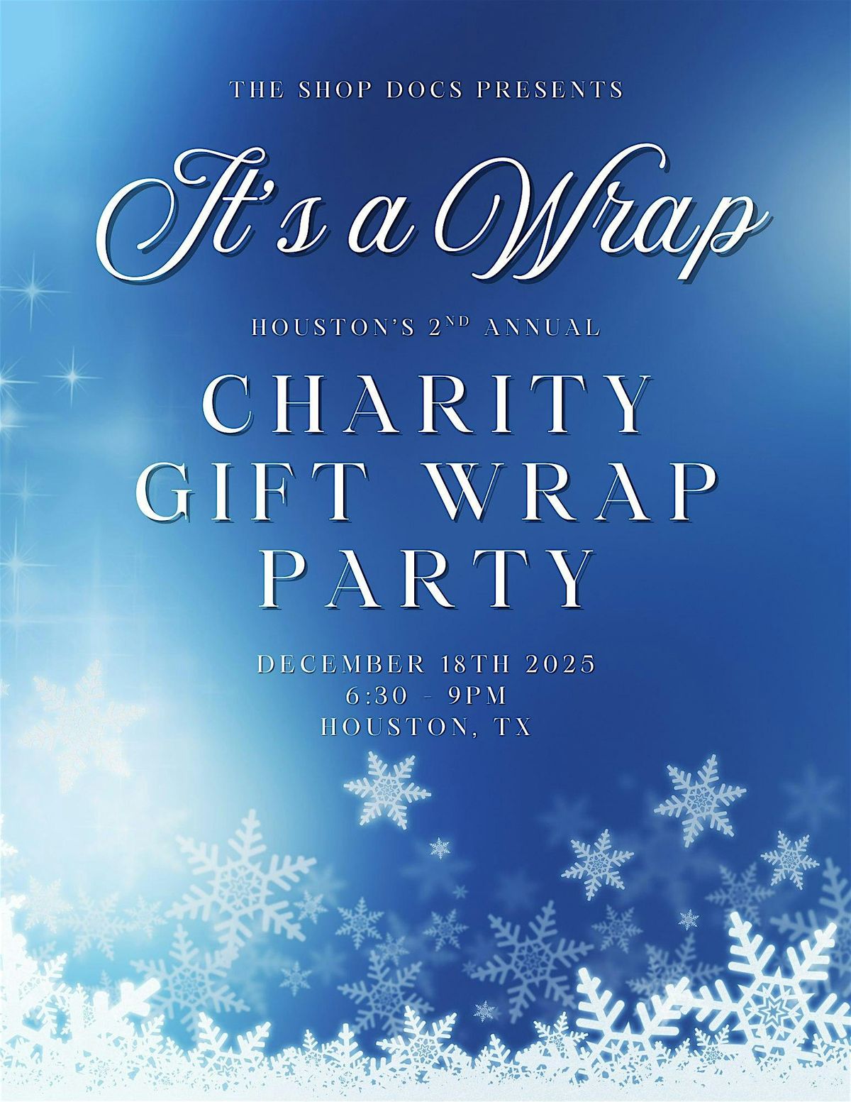 It's A Wrap! Houston's 2nd Annual Charity Gift Wrap Party, 18 December | Event in Houston | AllEvents