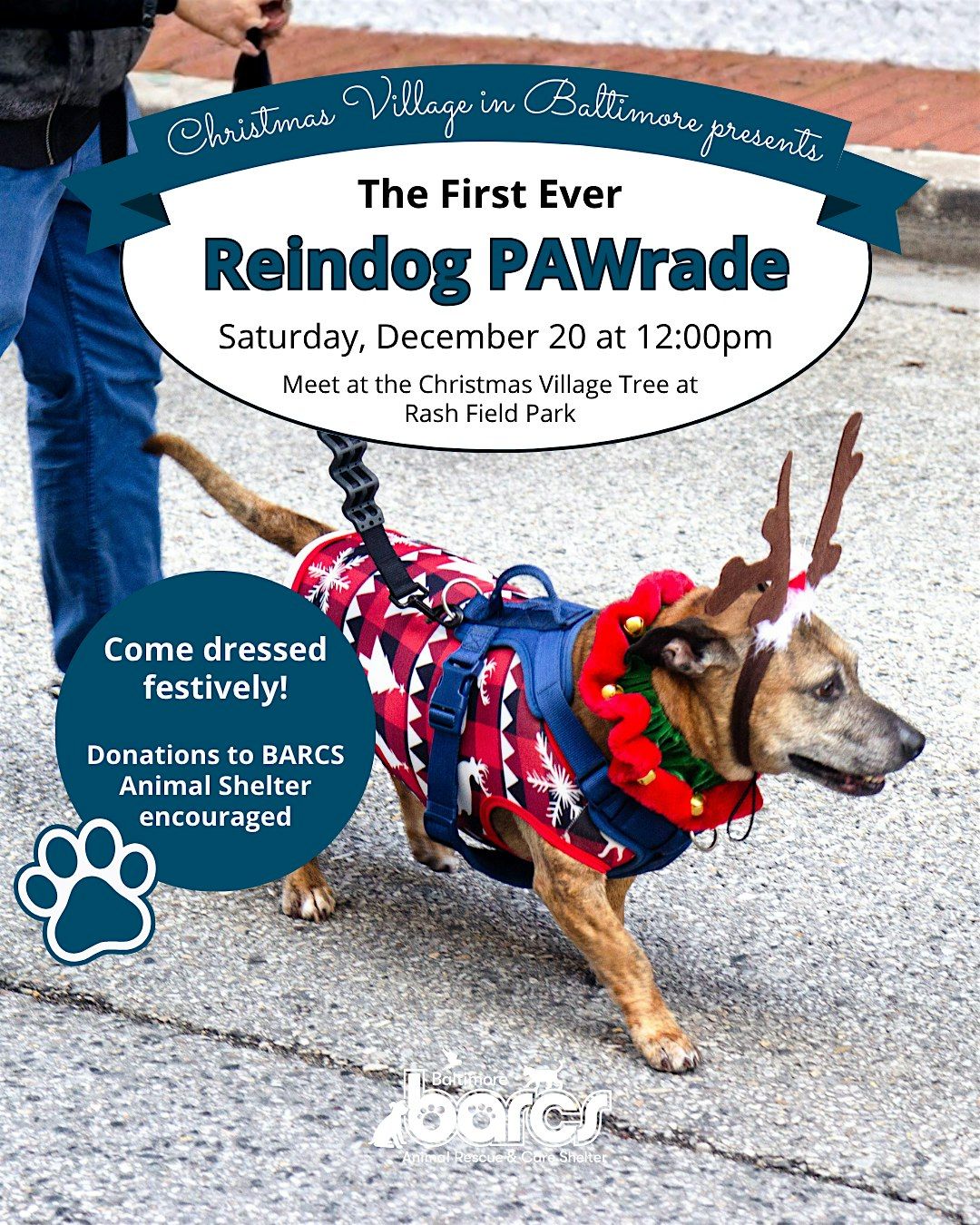 Santa Paws and Reindog Pawrade, 20 December | Event in Baltimore | AllEvents