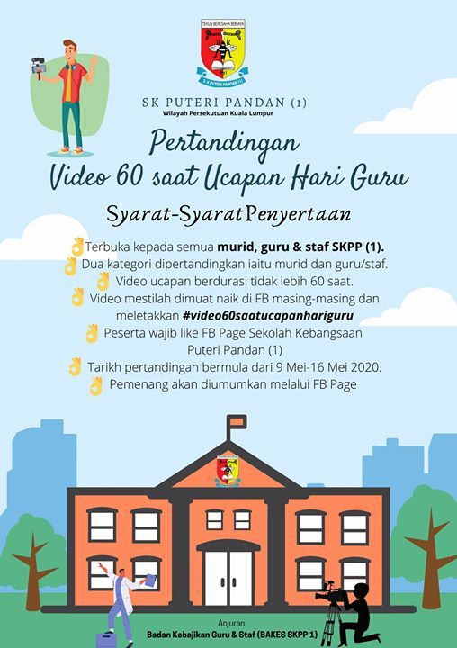 Pertandingan Video 60 Saat Ucapan Hari Guru May 11 To May 15 Online Event Allevents In