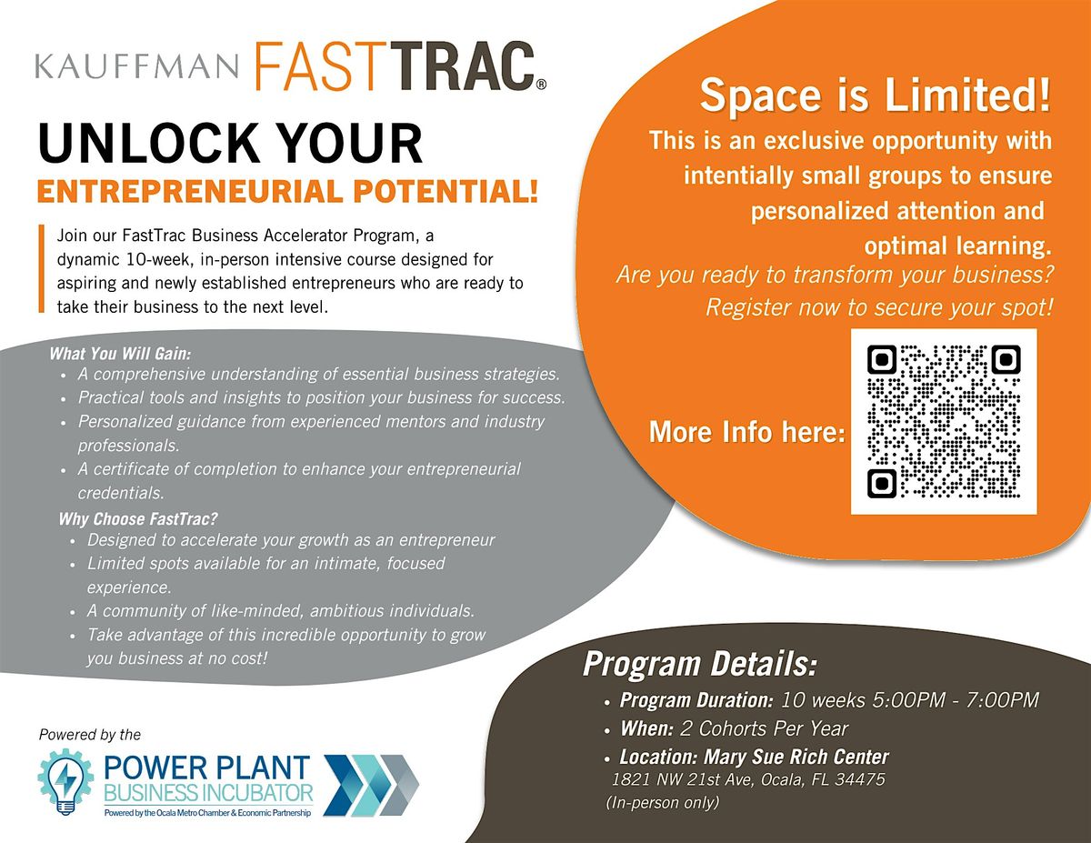 Kauffman FastTrac Business Educational Workshops (Spanish), 16 September | Event in Ocala | AllEvents