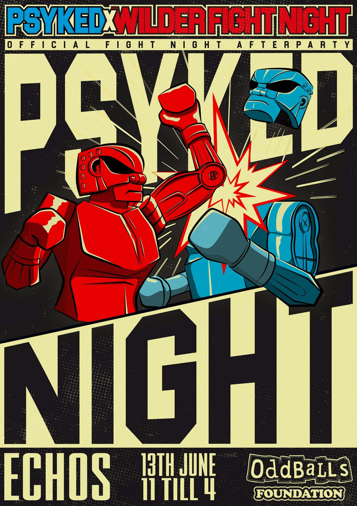 Psyked Night: The Official Exams &amp; Fight Night After Party , 13 June | Event in Loughborough | AllEvents