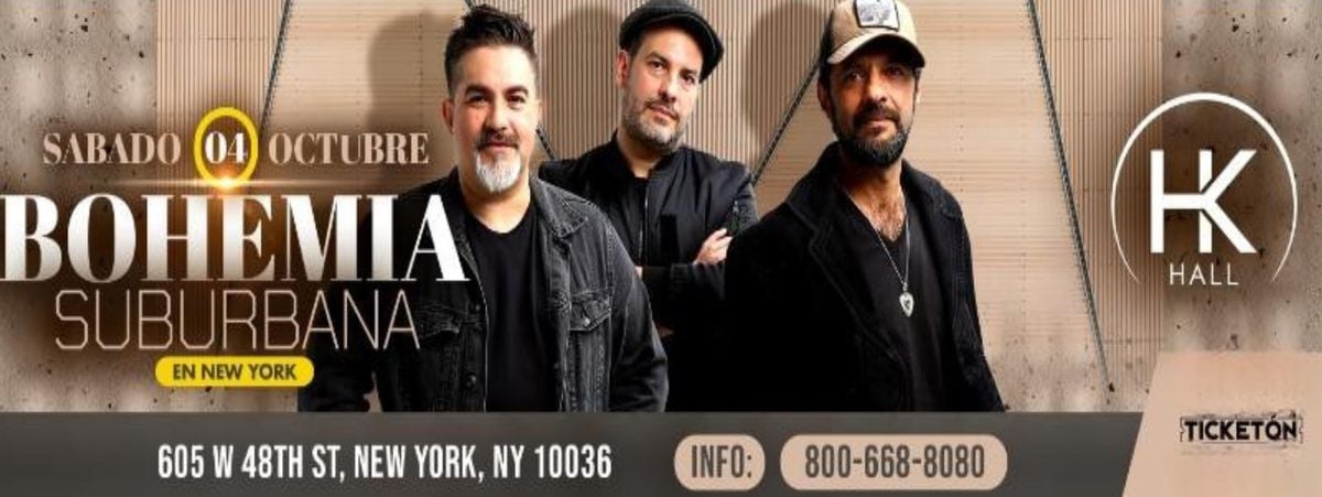 BOHEMIA SUBURBANA EN NEW YORK, 4 October | Event in New York | AllEvents