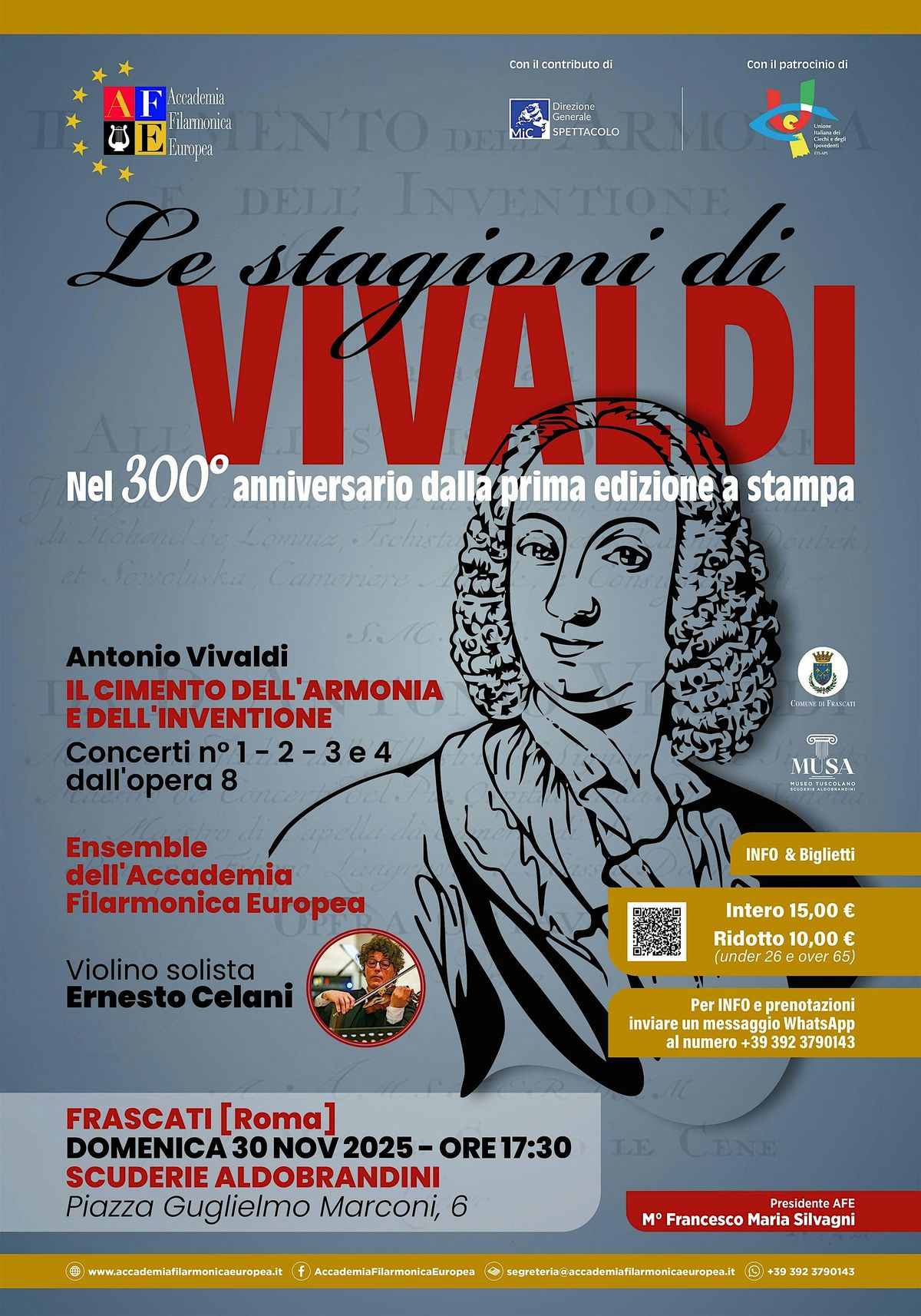Le Stagioni di Vivaldi, 30 November | Event in Frascati | AllEvents