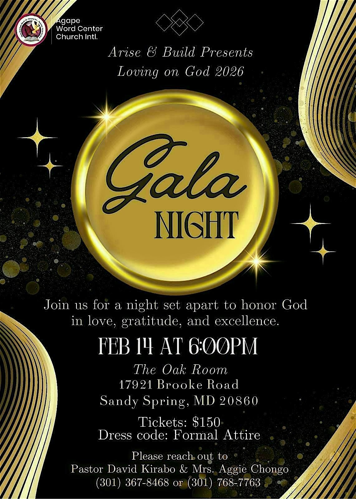 LOVING ON GOD 2026 -  Valentine's Day Gala, 14 February | Event in Ashton-Sandy Spring | AllEvents