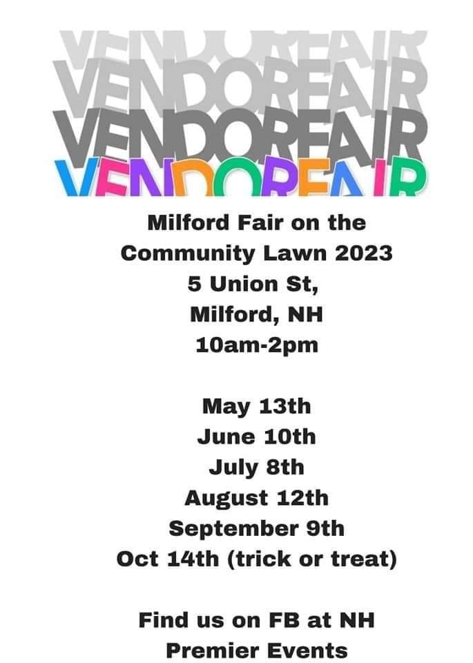 Meekly Made At Milford Fair/TrickOrTreat, 5 Union St, Milford, NH 030554816, United States