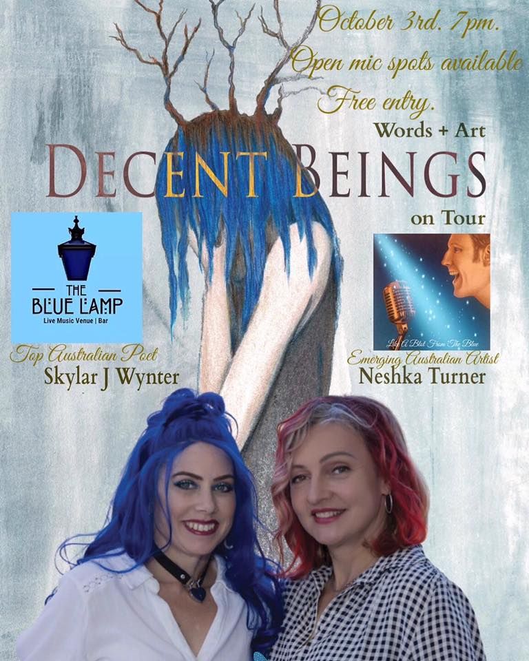 Like A Blot From The Blue presents Decent Beings, The Blue Lamp