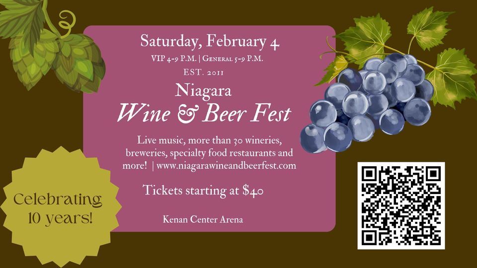 Niagara Wine and Beer Fest, Kenan Center, Lockport, 4 February 2023