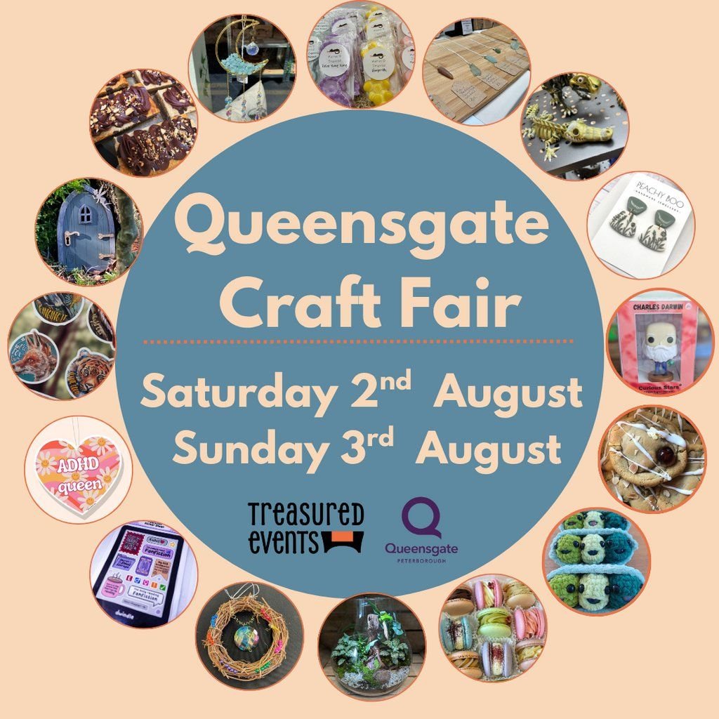 Treasured Craft Fair Returns to Queensgate This Summer Holiday, 2 August | Event in Peterborough | AllEvents