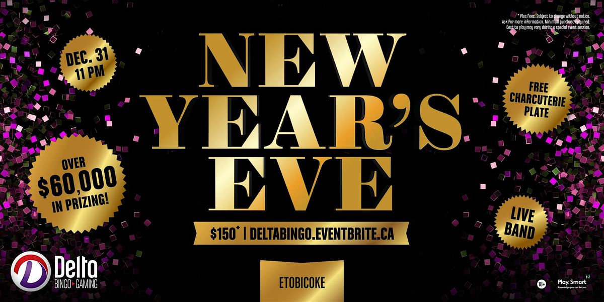 Delta Etobicoke: New Year's Eve Bingo, 31 December | Event in Etobicoke | AllEvents