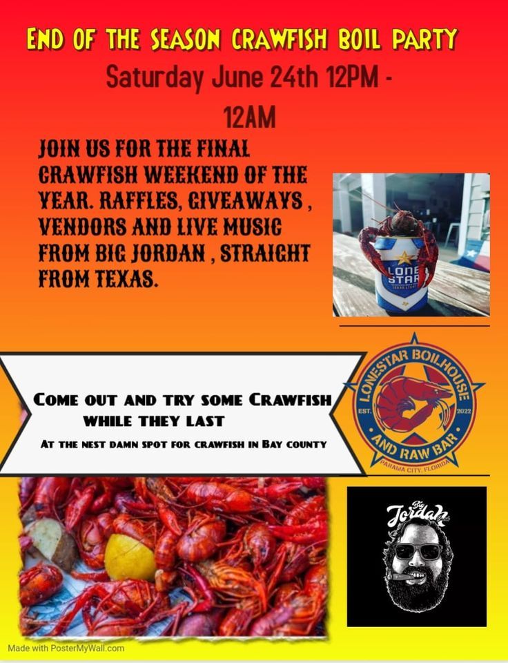 End of Crawfish Season Party, Lone Star Boil House & Raw Bar, Panama