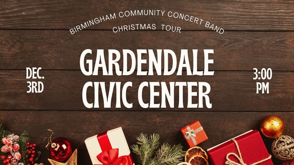 Concert Band Gardendale Civic Center, Gardendale Civic Center