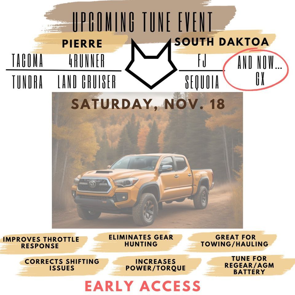 Pierre, SD OTT Tune Event, Menards, Harrold, November 18 2023