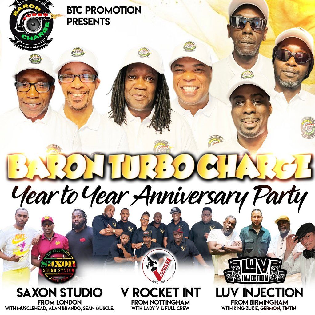 Baron turbo charge year to year anniversary party, 27 September | Event in Manchester | AllEvents