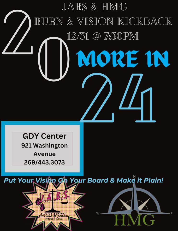 Burn & Vision Kickback, 921 Washington Avenue, Kalamazoo, December 31