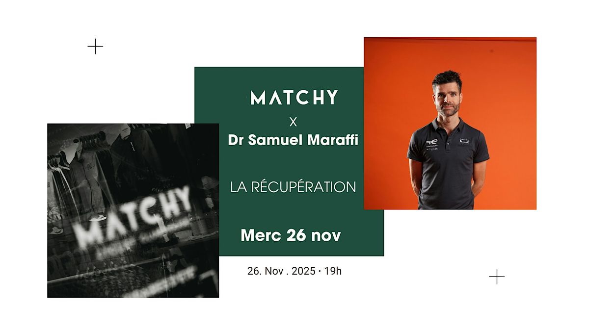 Comment optimiser sa récupération - Dr Samuel Maraffi, 26 November | Event in Annecy | AllEvents