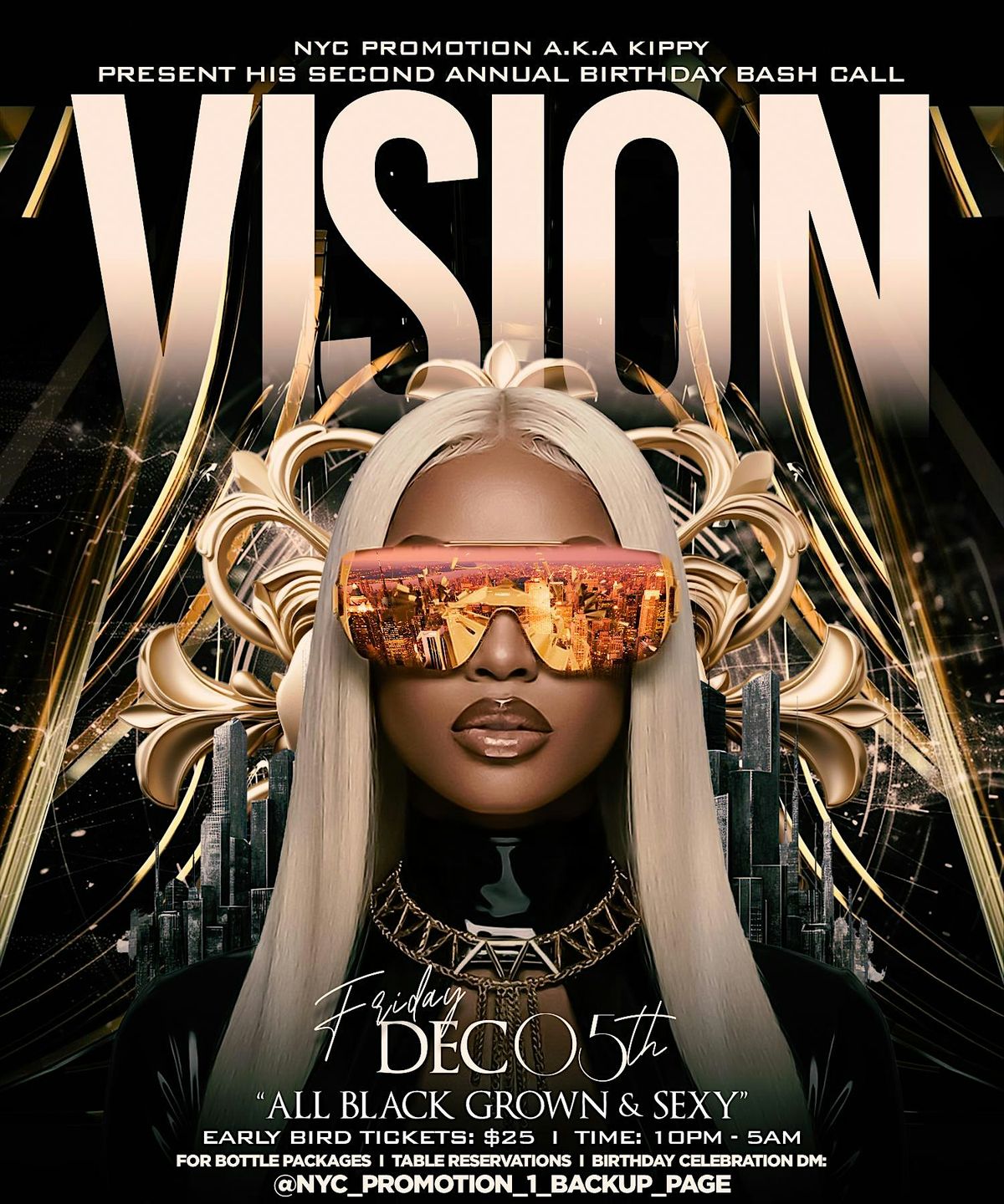 Welcome to vision ( the elegant all black experience), 5 December | Event in Brooklyn | AllEvents