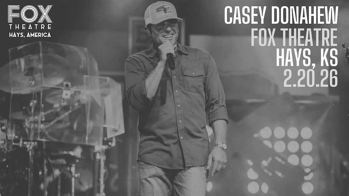 Casey Donahew returns to The Fox (Ages 18+), 20 February | Event in Hays | AllEvents