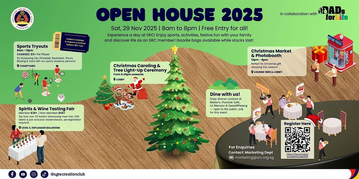 SRC Open House 2025, 29 November | Event in Singapore | AllEvents