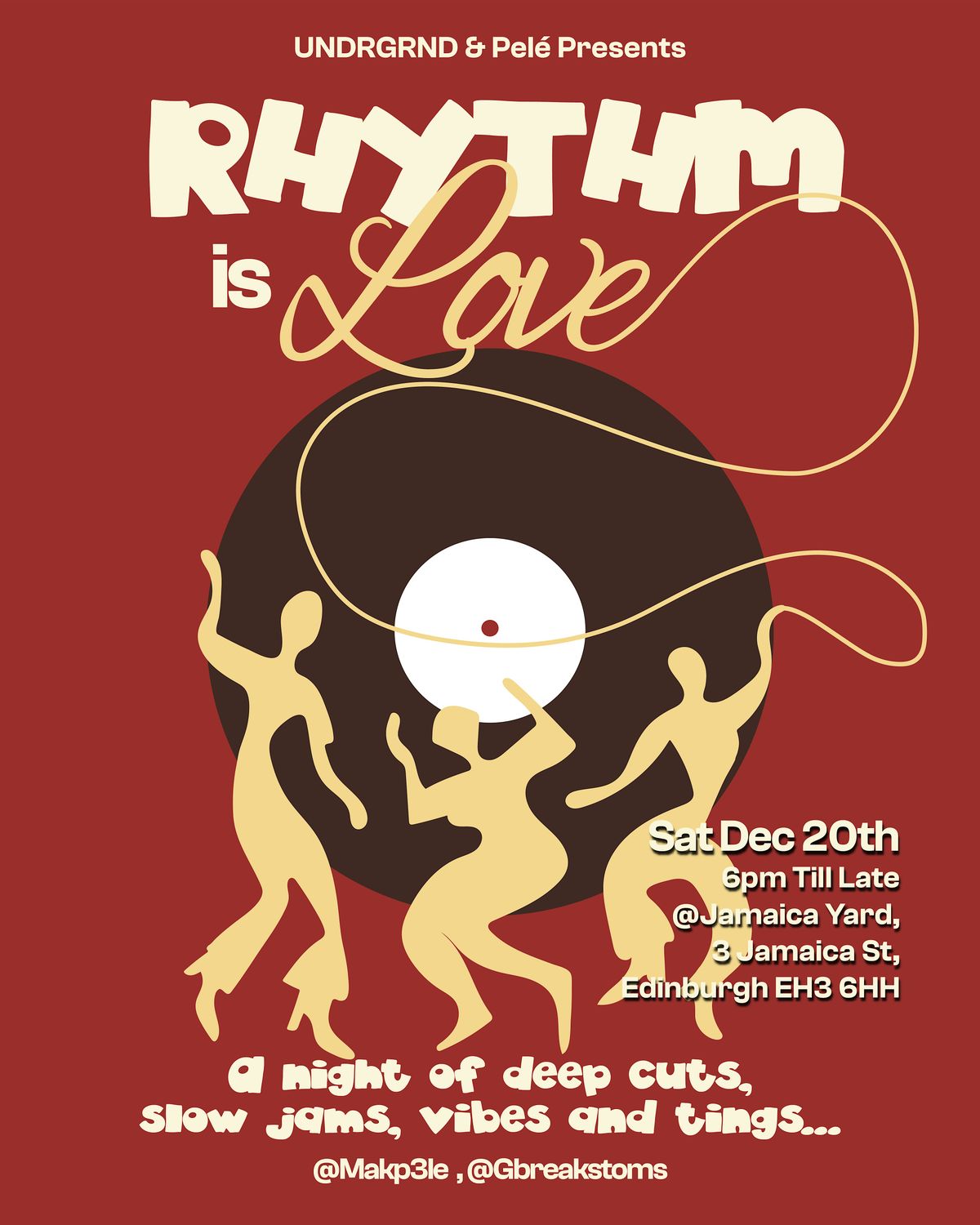 Rhythm is Love, 20 December | Event in Edinburgh | AllEvents